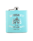 Whiskey is My Spirit Animal Flask Gift - Bourbon Cowgirl