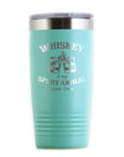 Whiskey is My Spirit Animal Travel Tumbler