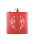 I Wonder if Whiskey Thinks About Me Too Flask Gift - Bourbon Cowgirl