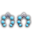 Etta Spade Stud Fashion Earring - Turquoise