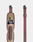 Trophy Custom Padded Rifle Sling - Moon Deer