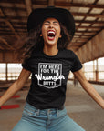I'm Here for the Wrangler Butts Tee Tshirt - Bourbon Cowgirl