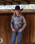 *YOUTH* PERIWINKLE SPARKLE PERFORMANCE SHIRT