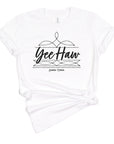 Boot Stitch Yee Haw T-Shirt Bourbon Cowgirl