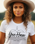 Boot Stitch Yee Haw T-Shirt Bourbon Cowgirl