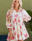 Lana Floral Babydoll Dress