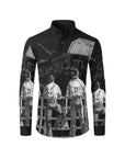 Sepia Cowboy Ranch Long Sleeve Button Up Arena Shirt