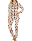 Santa's Sleigh Women's Western Pajamas