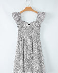 Charley Floral Pipping Trim Mini Dress