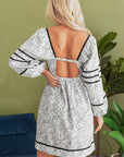 Nicole Floral Square Neck Dress