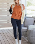 Abigail Edge Bubble Sleeve Sweater