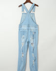 Sophia Constructed Bib Distressed Overalls