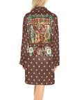 Cowgirl Says God Bless Women's Western Bath Robe