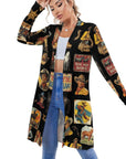 Vintage Cowboy Collage Western Lightweight Cardigan