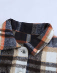 Plaid Chest Pocket Buttoned Shacket