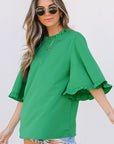 Holland Frilly Half Sleeve Blouse