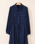 Kim Chest Pockets Tunic Shirt Mini Dress
