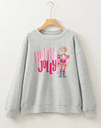 Emma Nutcracker Print Christmas Sweatshirt