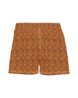 Women's Tooled Leather Print Beach Board Shorts