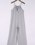 Naomi Pocket Spaghetti Strap Wide Leg Jumpsuit