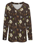 Baha Ranch Western Print Long Sleeve Tee