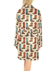 Got My Boots Western Bath Robe