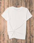 Plain Crew Neck Tee