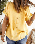 Shelby Swiss Dot Lace Short Sleeve Top