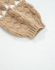 Avery Puff Sleeve Baggy Sweater