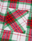 Plaid Flannel Buttoned Christmas Shacket