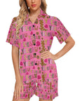 Pink Yeehaw Women's Western Pajama Set
