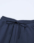 Textured Top and Pants Set