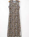 Yara Leopard Sleeveless Maxi Dress
