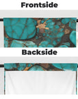 Turquoise Window Curtains 28"x40" (2-Piece) Made in America
