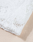 Kataleya Crochet Lace Short Sleeve Blouse