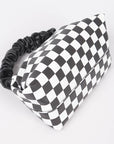 Plaid Faux Leather Crossbody Bag