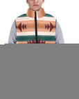 Cocoa Aztec Men's Puffy Vest