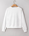 CLASSY UNTIL KICKOFF Patch Game Day Sweatshirt