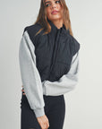 Crop Puffer Vest
