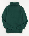 Merry Embroidered Turtleneck Sweater