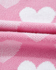 Pearled Heart Valentines Sweater
