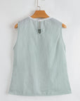 Stripe Lace Patchwork Tank Top