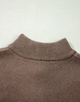 Eleanor Half Zipper Stand Sweater