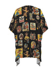 Vintage Cowgirl Collage Kimono Coverup Duster
