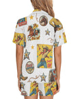 Vintage Cowgirl Collage Pajama Set