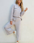 Laylah Textured Top and Pants Set