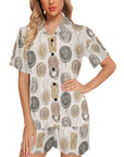 Vintage Cowboy Hat Women's Western Pajama Set