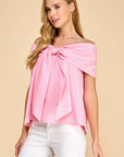 Off The Shoulder Bow Top