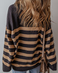 Adeline Stripe Oversized Sweater