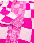 Brynlee Checkered Cardigan